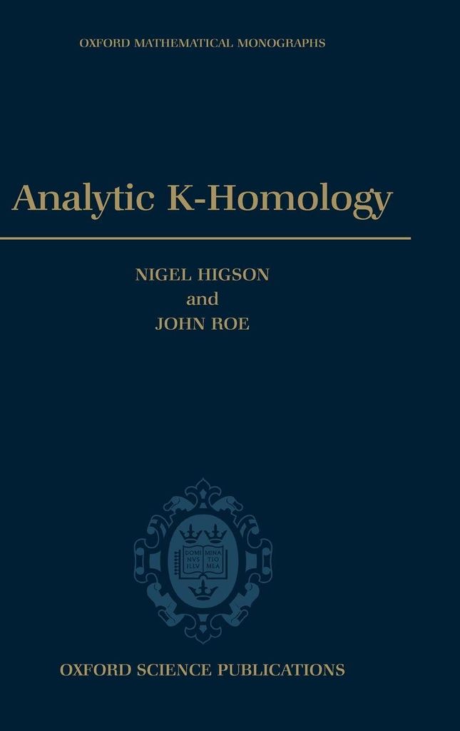 Analytic K-Homology Produktbild 