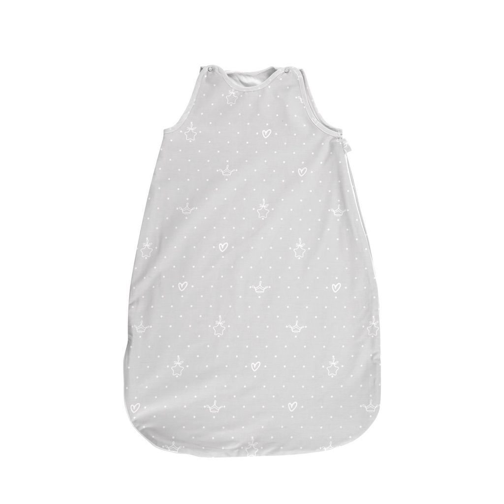 Lorelli Baby-Sommerschlafsack Summer, Lnge 100 cm Breite 50 cm, 100% Baumwolle hellgrau