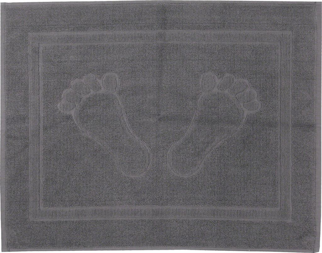 Frottier Duschvorleger Badematte Duschmatte Badvorleger 50x70 cm hochwertig uni einfarbig Füße
