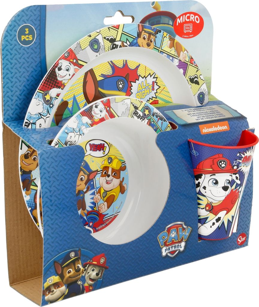Stor 18949 - Paw Patrol: 3-teiliges Frühstück Set Produktbild 4
