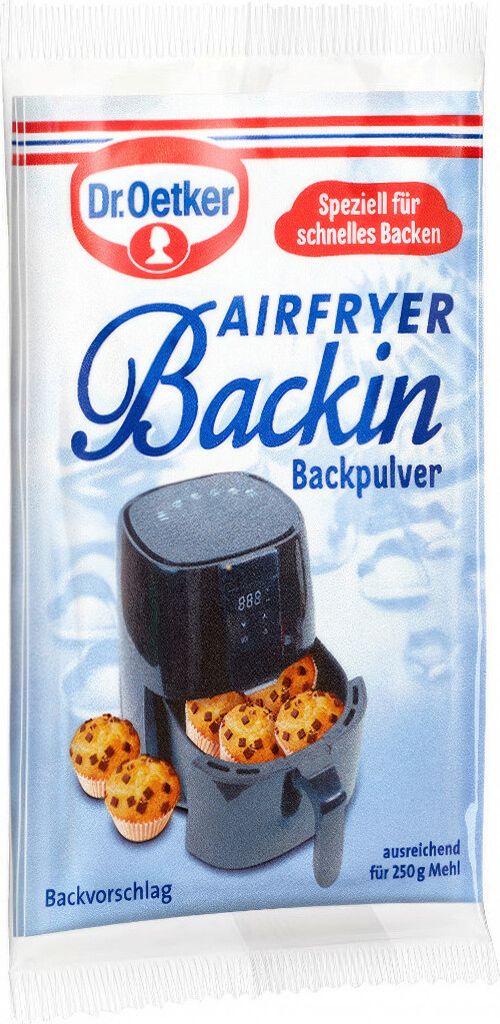 Dr. Oetker Airfryer Backin Backpulver 3x11g optimale Triebkraft 33g
