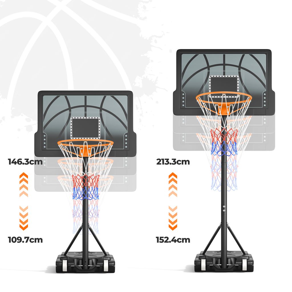 Yohood Innen/Außen Allwetter-Basketballkorb mit Ständer, Produktbild 6
