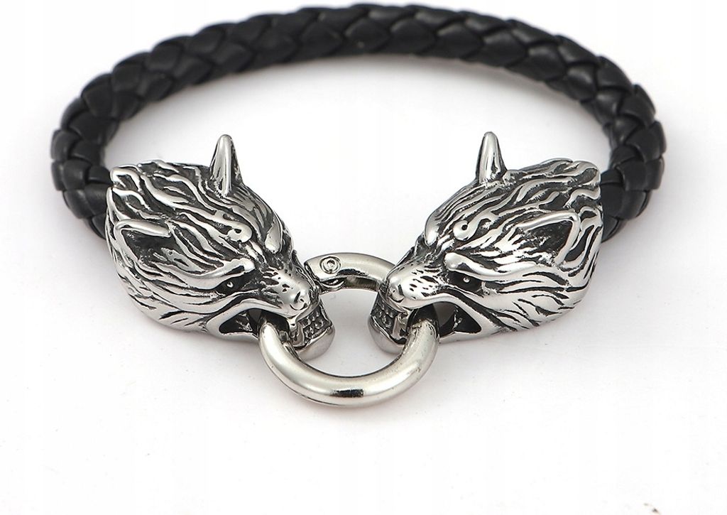 Bracciale da uomo NORDIC VIKING WOLVES 356-B Immagine del prodotto 