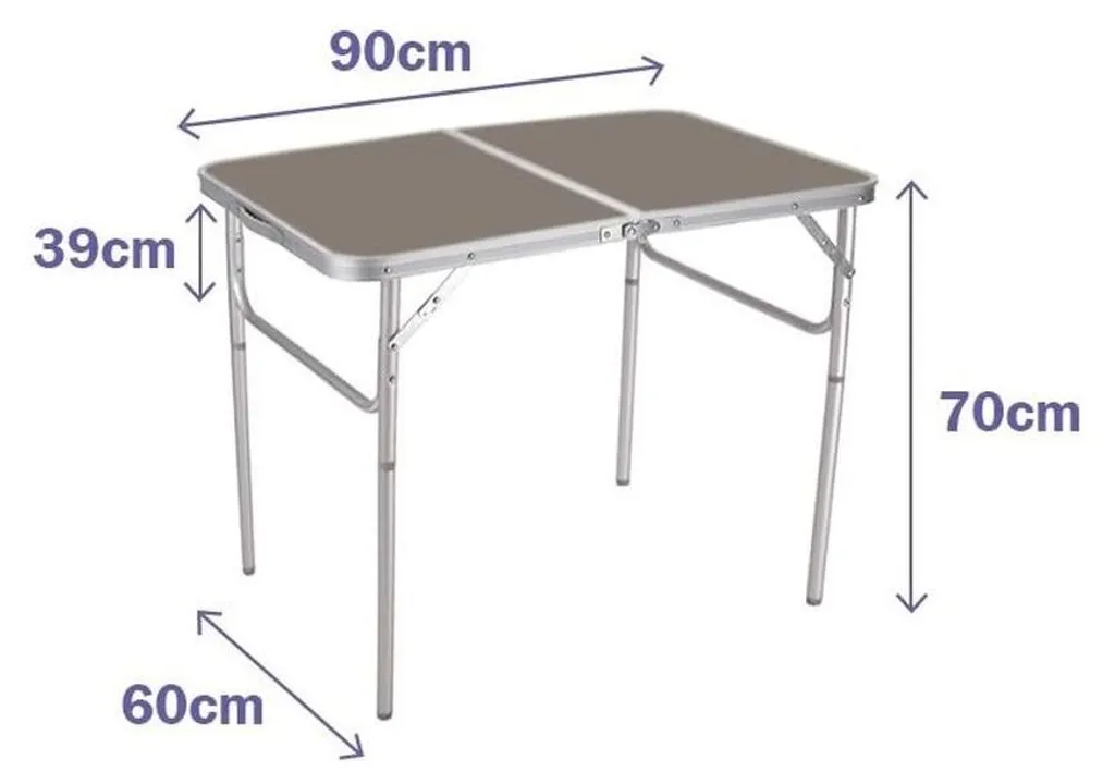 Table pliante pour pique-nique et terrasse Marbueno