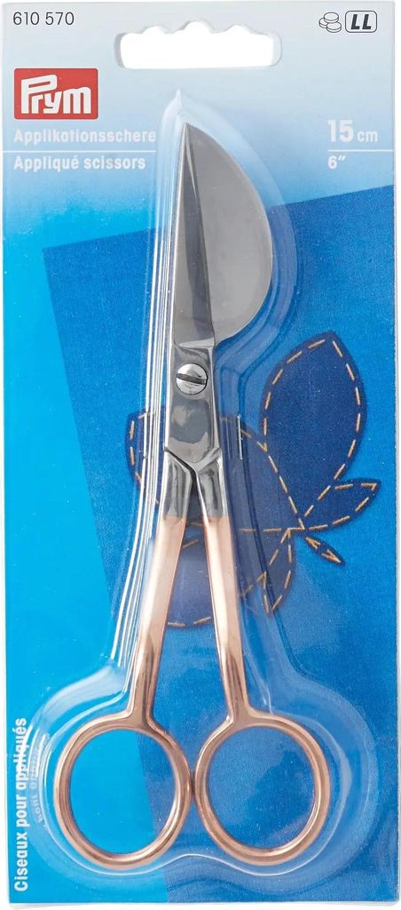 Ciseaux d'application PRYM, 15 cm (6''), rose doré Image du produit 