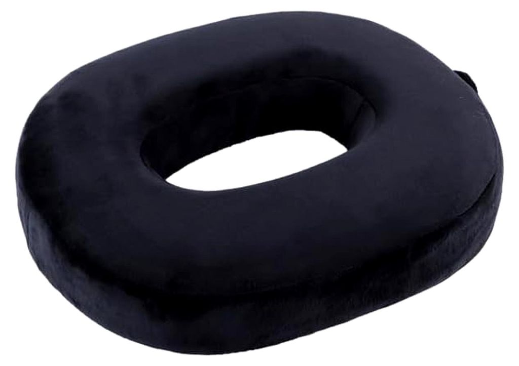 Rundes orthopädisches Sitzkissen, Steißbeinkissen aus Gel für Hämorrhoiden, Sitzring nach Operation, ergonomisches Kissen für Bürostühle und...