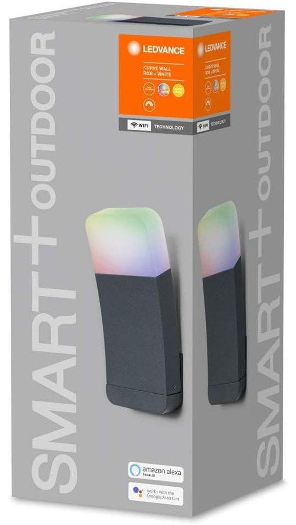 WiFi Smart et lampe d'exterieur courbe multi - Gris fonce Image du produit 