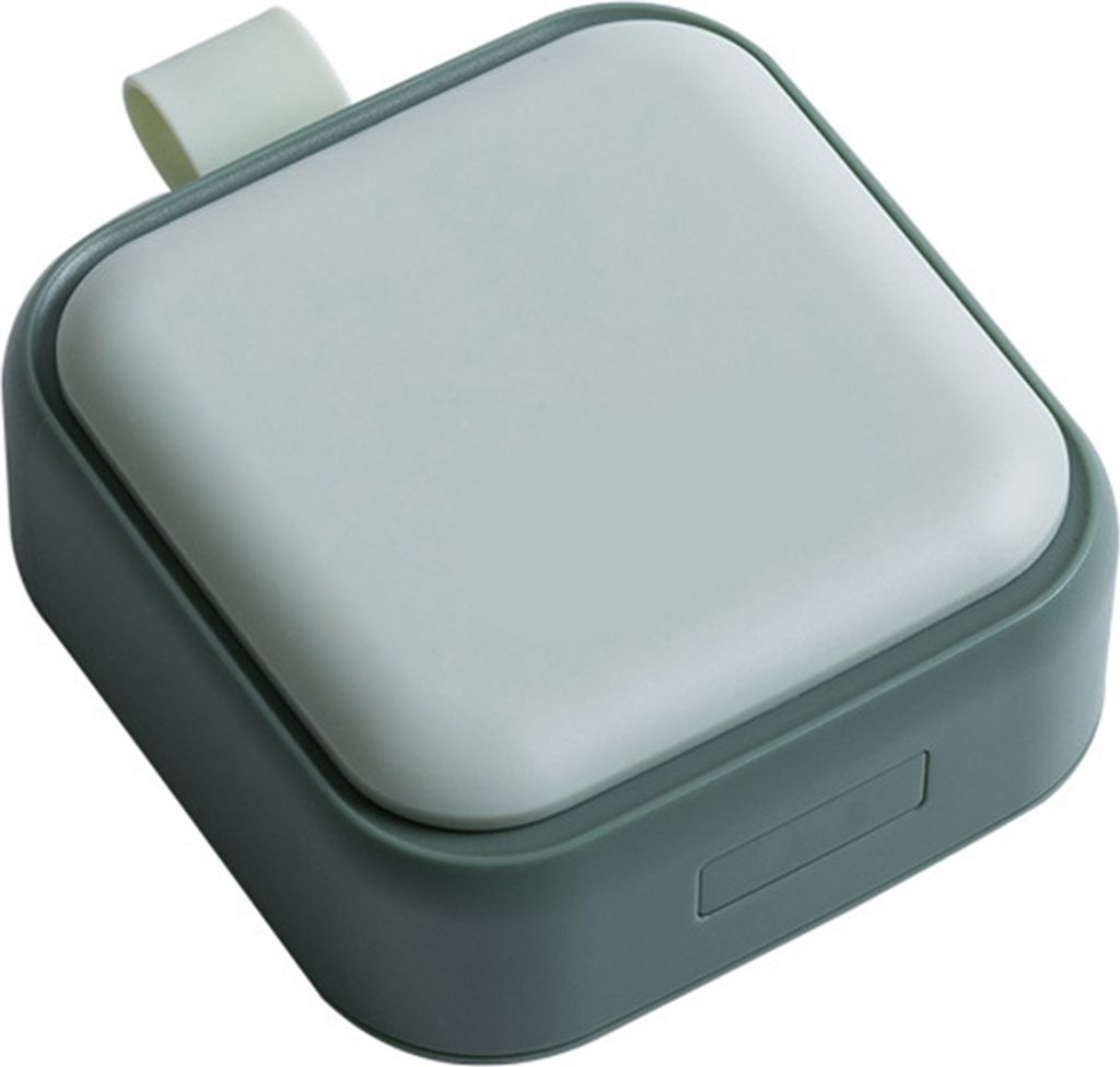 Mini Tragbare 4 Gitter Daily Medicine Box Home Travel Pill Aufbewahrungsorganisator Hülle-Grün