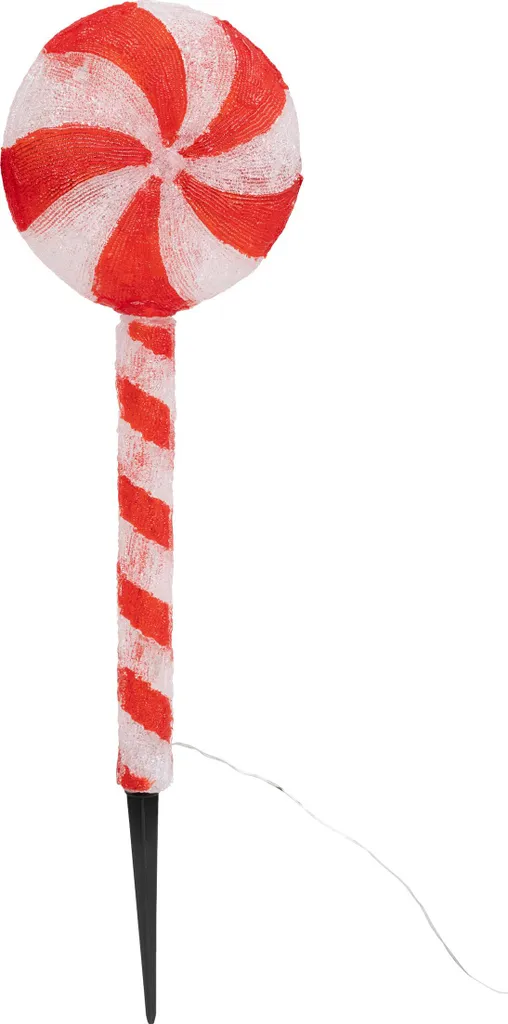 Lampe de Noël solaire étanche 65 cm - Autonomie longue durée pour allée