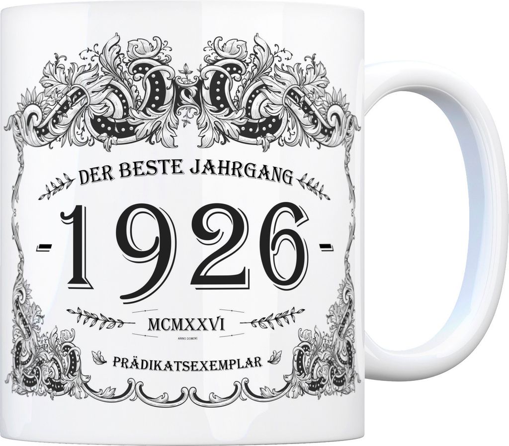 1926 der beste Jahrgang Kaffeebecher Tasse Kaffeetasse Becher mug Teetasse Büro