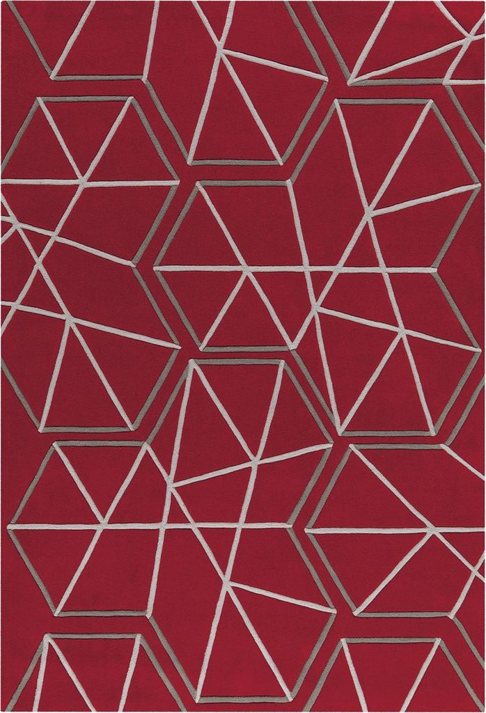 Spirit AE 3112 Rot / Grau 140cm x 200cm