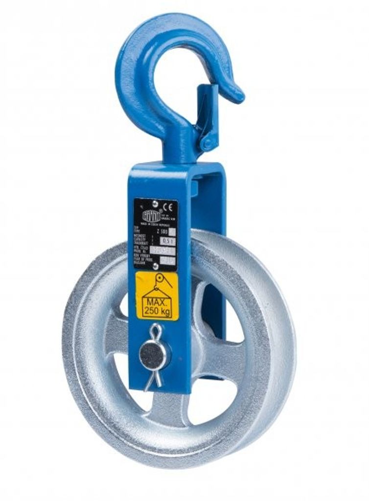 Riemenscheibe Mauerwerk Z 500/A0,5t-Haken