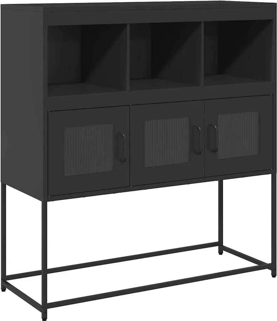 VIDAXL - Credenza Alta Antracite 80x35x135 Cm In Acciaio - ePRICE