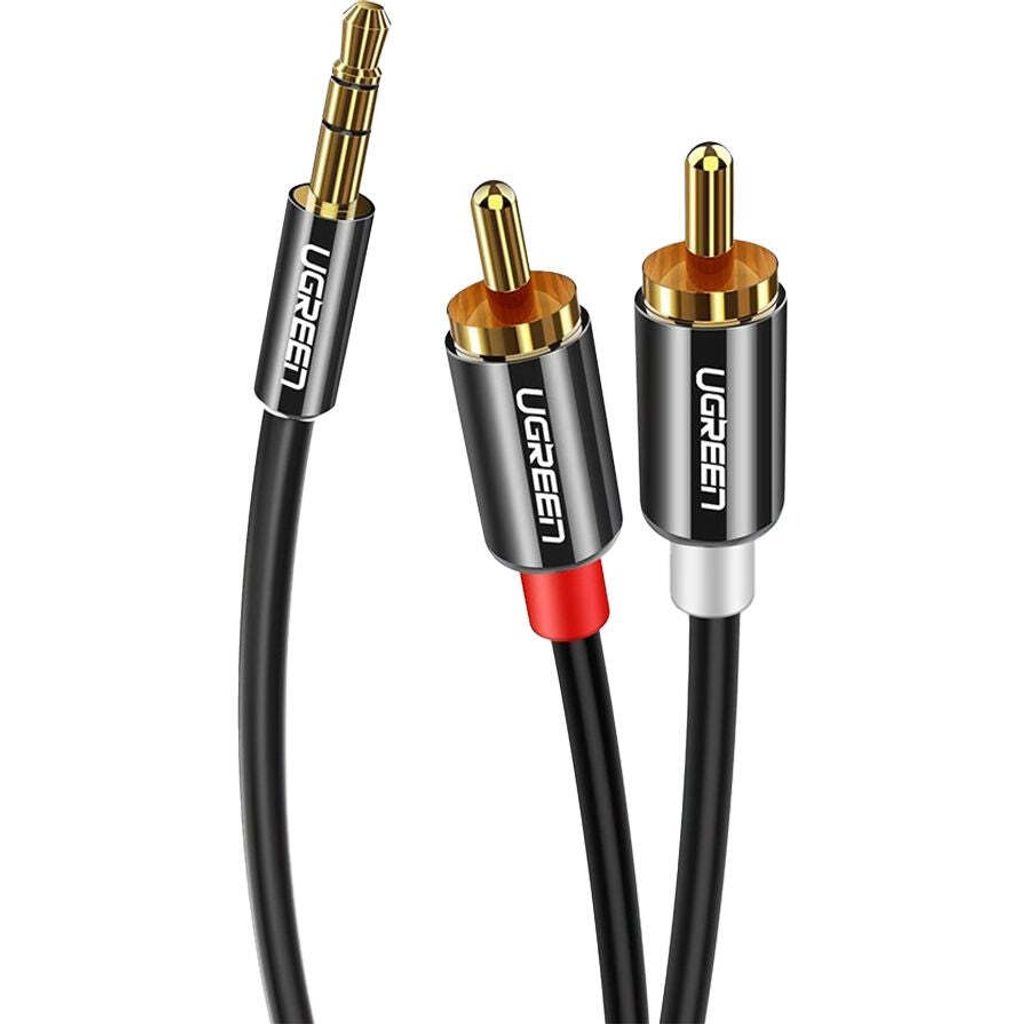 Ugreen AV116 Audio Kabel 3,5 mm Klinke auf 2RCA, 2m, Produktbild 2