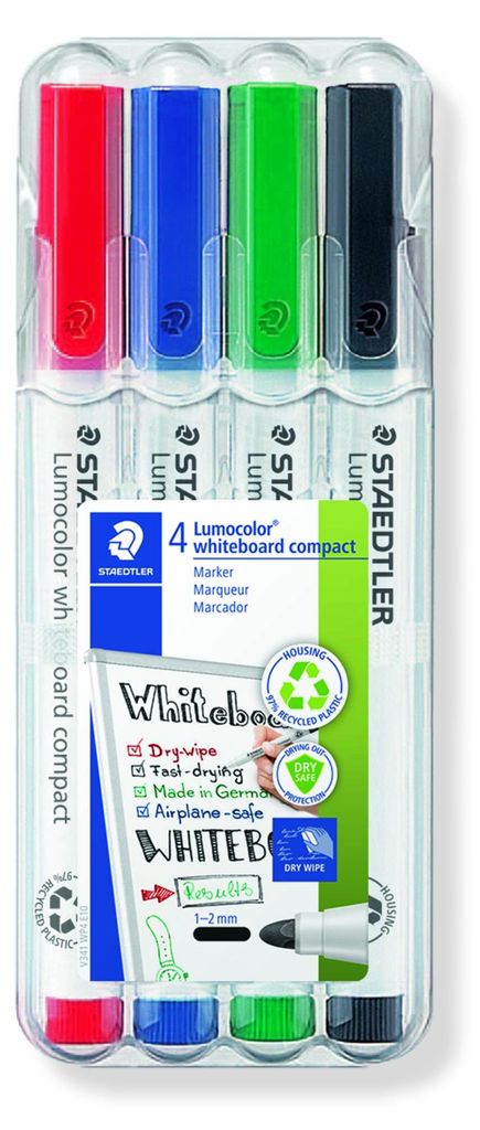 STAEDTLER Whiteboardmarker Lumocolor 4St Box Zdjęcie produktu 