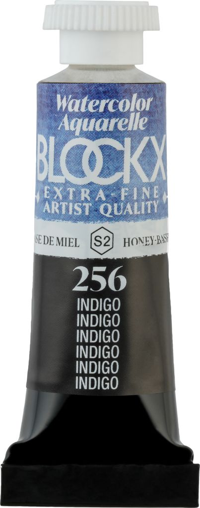 Blockx 3x Aquarellfarbe, Indigo - Tube 5ml - Indigo 43256BXC