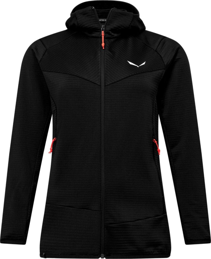 Salewa Altavia Polarlite Unterlayer Fleecejacke für Damen, Farbe:Schwarz, Größe:38