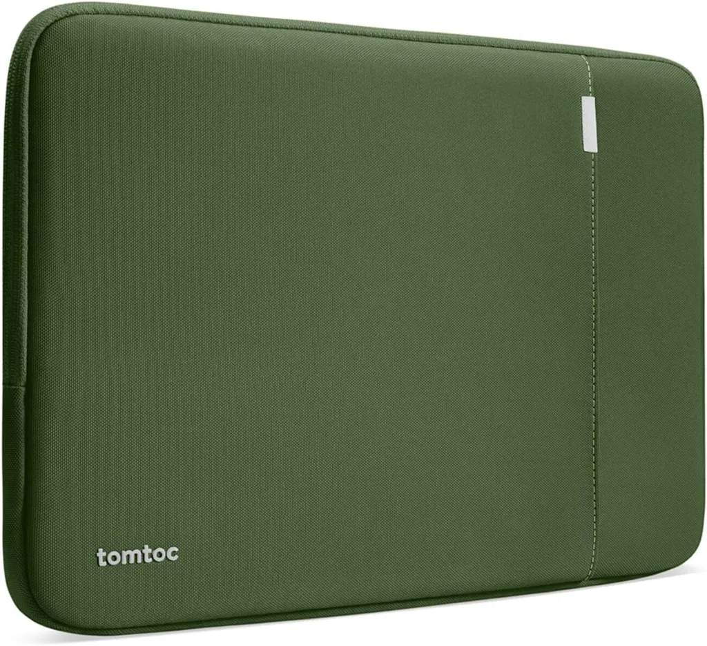 tomtoc Defender A13 Verde: Custodia Premium MacBook Pro 16 M4/M3/M2