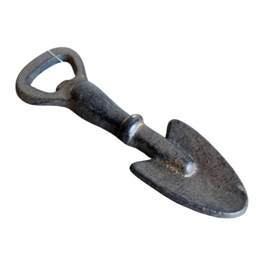 Flaschenöffner Schaufel Gusseisen antikbraun L14cm Produktbild 