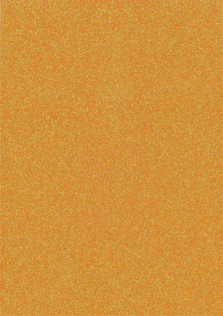 Carton pailleté orange fluo A4 HEYDA : fini les paillettes qui tombent