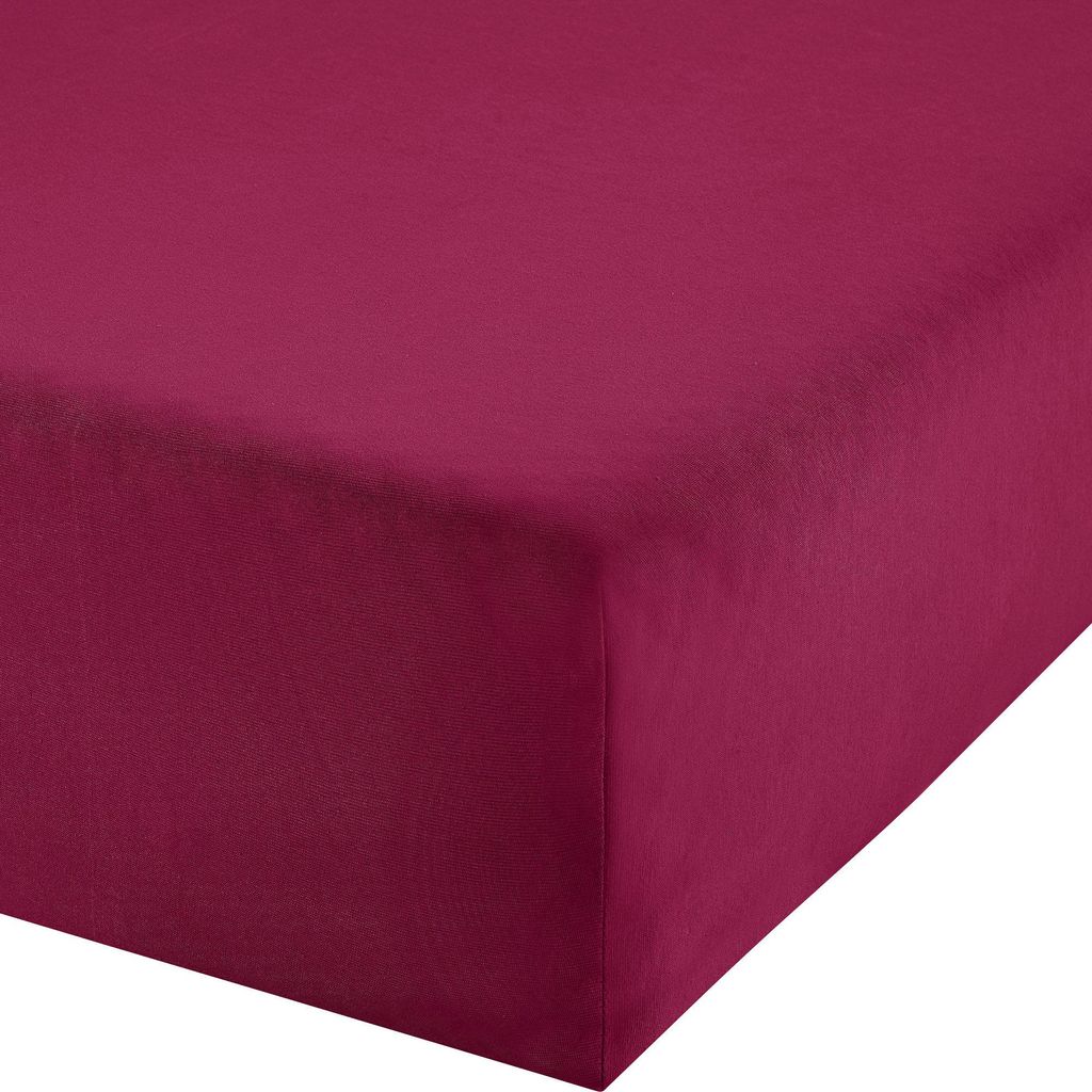 REDBEST Boxspring-Spannbettlaken Denver" weinrot 180x200 cm - 200x200 cm"