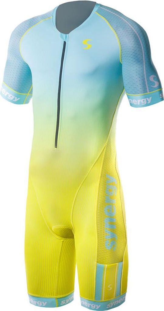 Synergy Elite Kurzarm-trisuit Gelb L Herren Gelb L