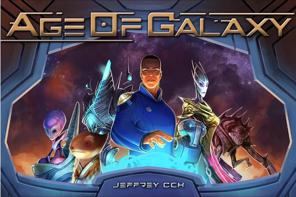 Age of Galaxy Jeu de Cartes Spatial Miniature avec 30 Factions