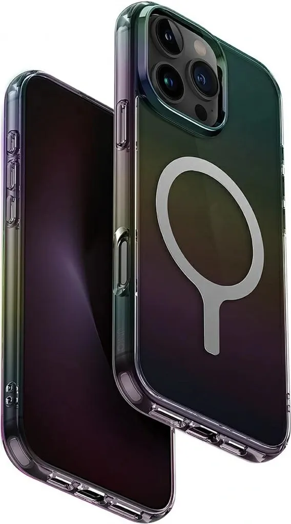 UNIQ Iridescia MagClick Midnight Quartz: Analisi Cover iPhone 16 Pro Max