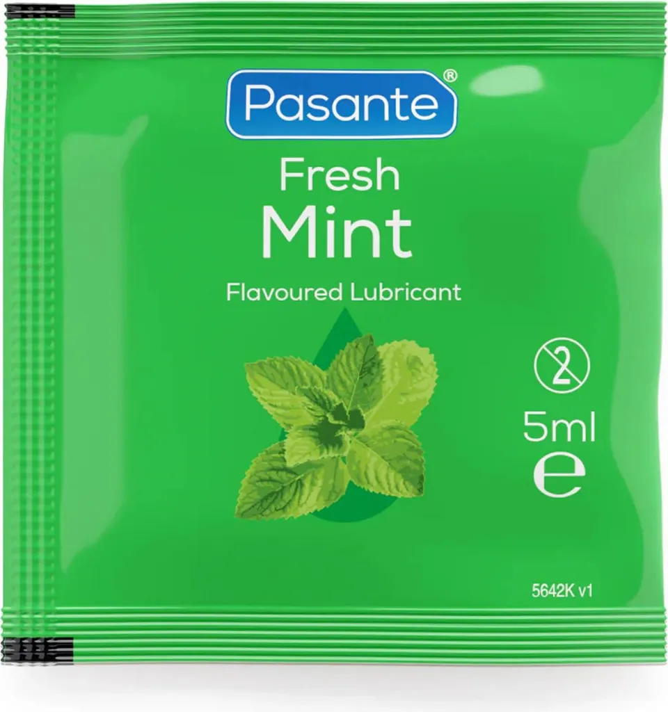 Lubrifiant à base d'eau Pasante aromatisé - Pack de 144 doses de 5ml - 6