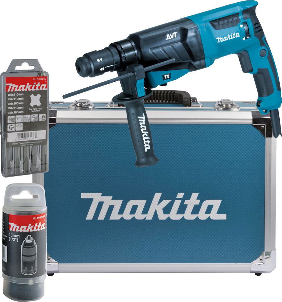 Makita HR2631FT13 Bohrhammer im Alukoffer Produktbild 
