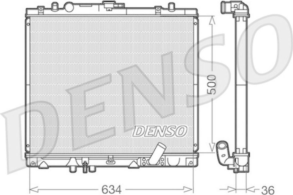 DENSO Kühler, Motorkühlung DRM45020
