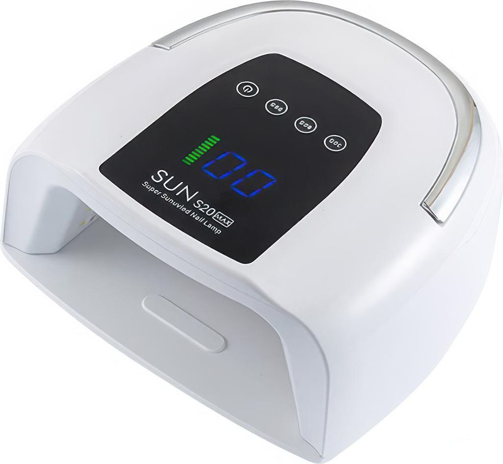Wiederaufladbare 200W LED UV Nagellampe, kabellos, 48 LEDs, 10 Sekunden Trocknungszeit, 3 Timer, tragbar