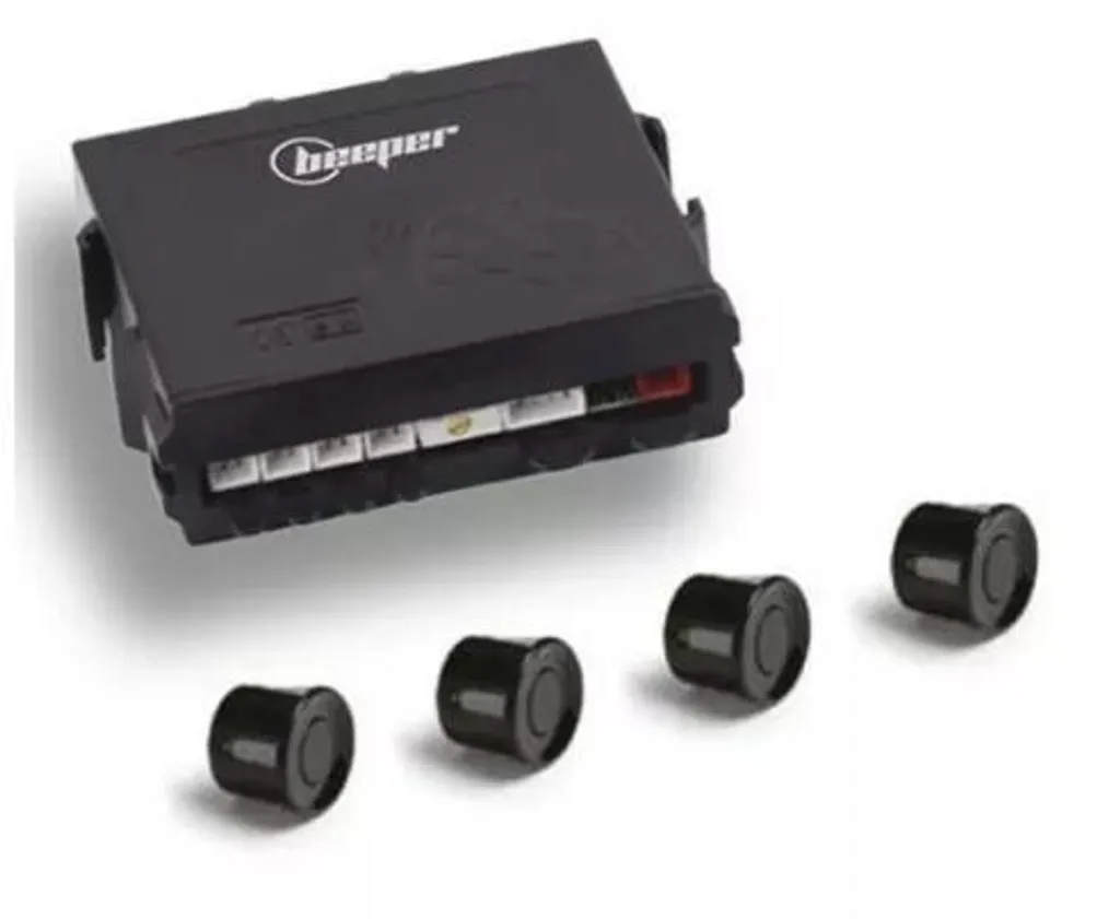 Capteur de Stationnement Marche Arrière Beeper Noir Portée 300 cm