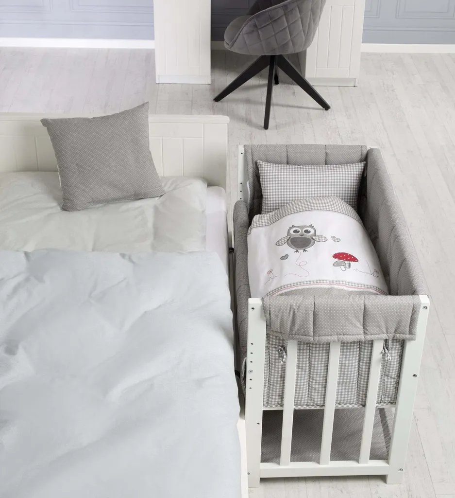 Lit 4 en 1 roba Adam & Eule - Lit d'appoint bébé blanc multifonction - 10