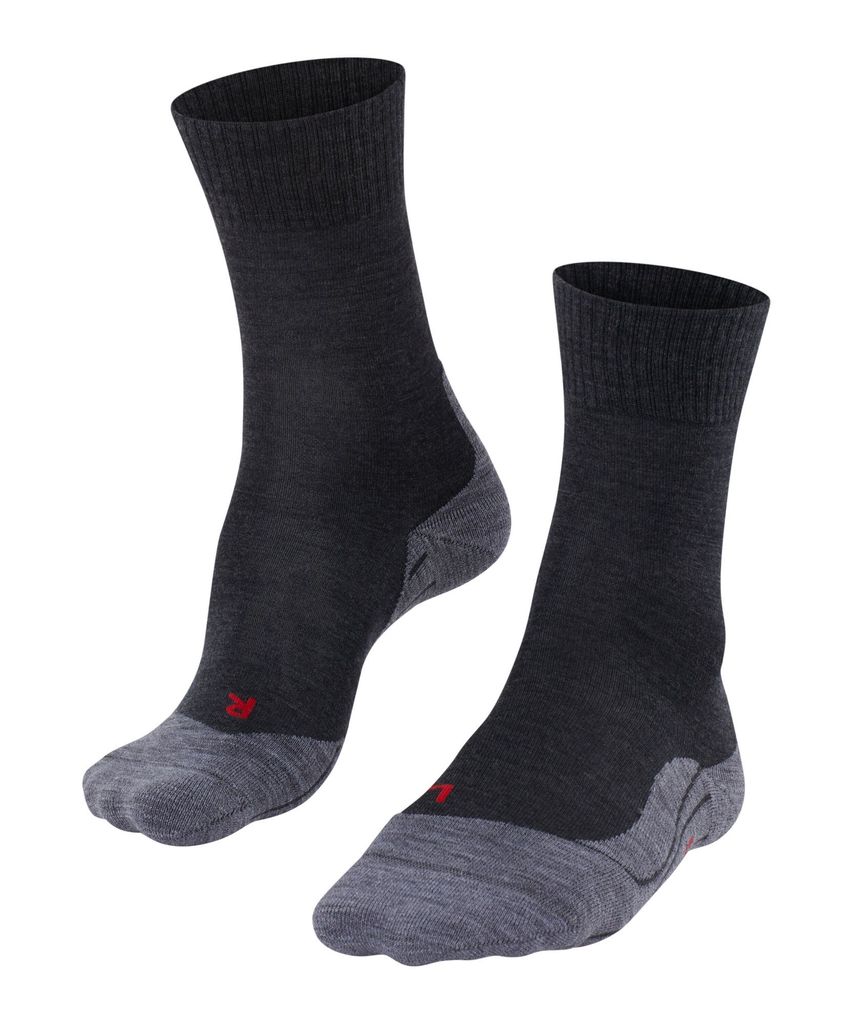 Ponožky na trekking FALKE TK5, farba asfaltová melírovaná, Obrázok produktu 