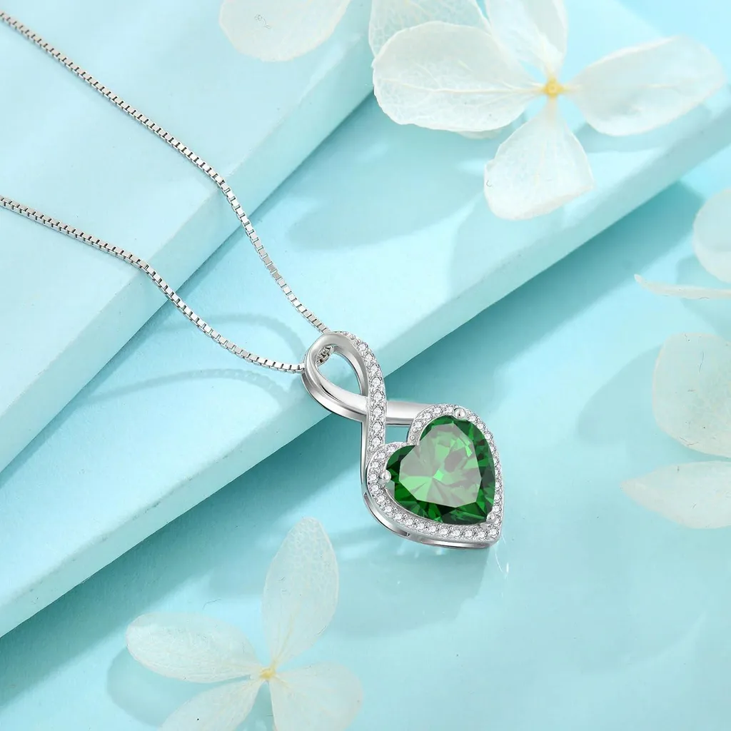 Collier Argent 925 Émeraude : Bijou Durable qui ne Noircit Pas - 4