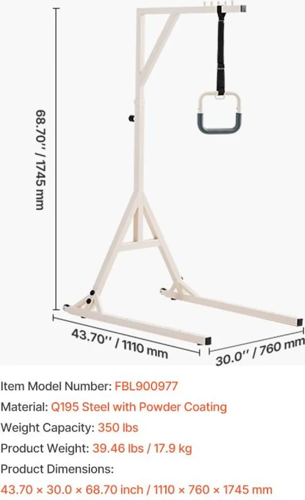 Aide à la verticalisation 158kg pour transfert lit-fauteuil sécurisé - 7