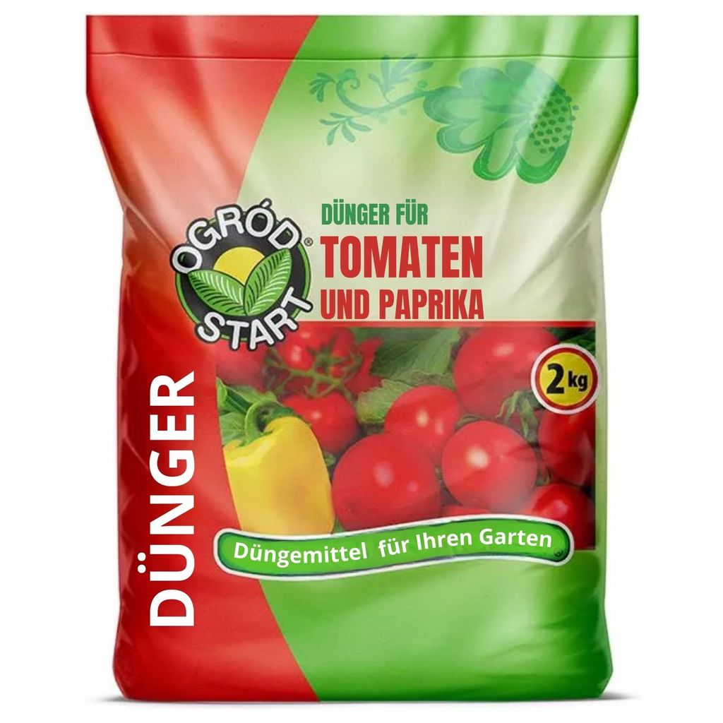 Tomatendünger Dünger Tomaten Paprika Chilli Gemüsedünger NPK Extra Kalium 2kg