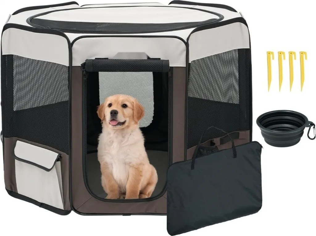 Recinto Portatile Cani 91cm | Box Oxford 600D da Viaggio | Offerta