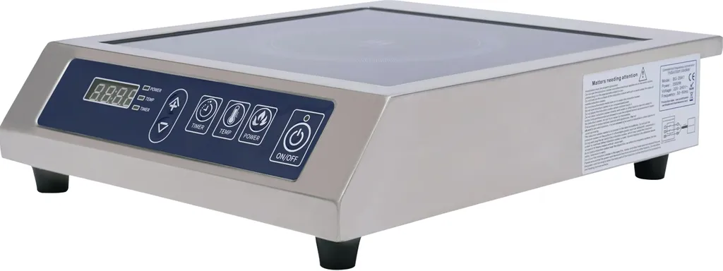 Table induction sécurisée avec chauffage rapide et commandes tactiles LED - 3