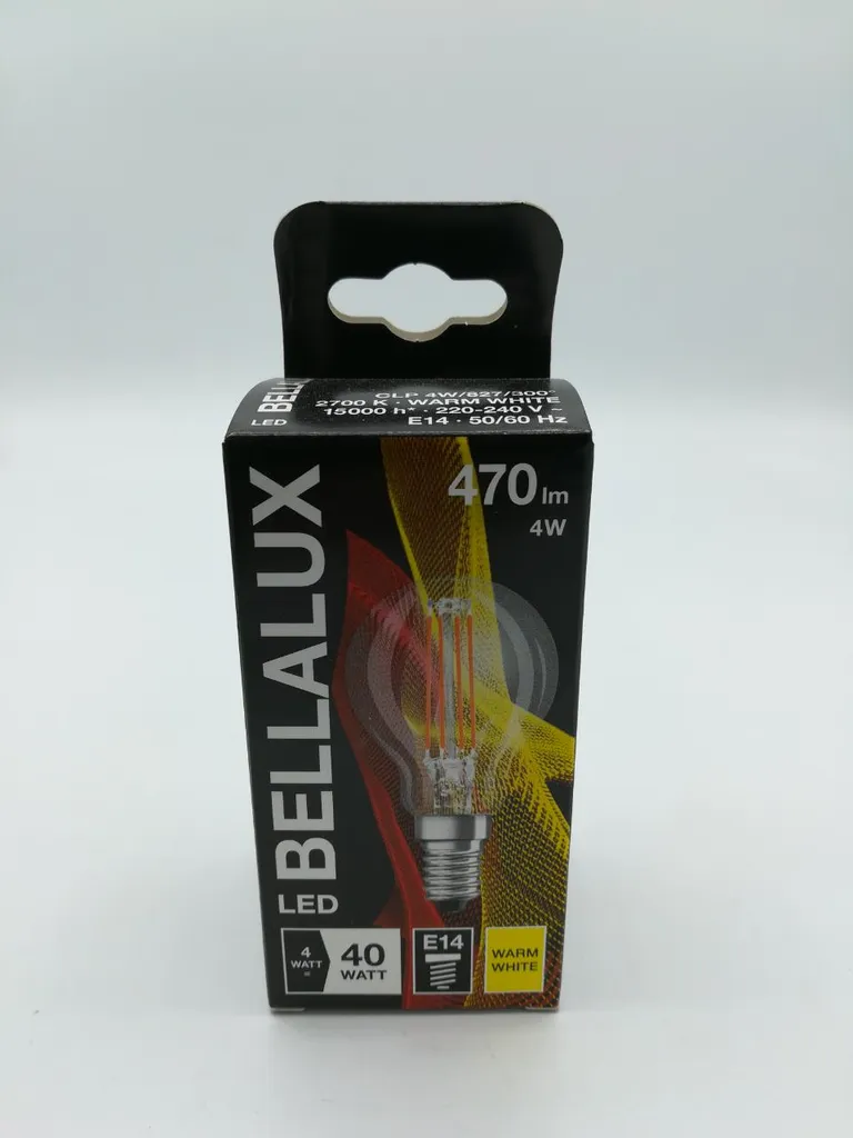 Ampoule LED E14 pour Lustre et Applique Bellalux 4W 470lm Pack de 6
