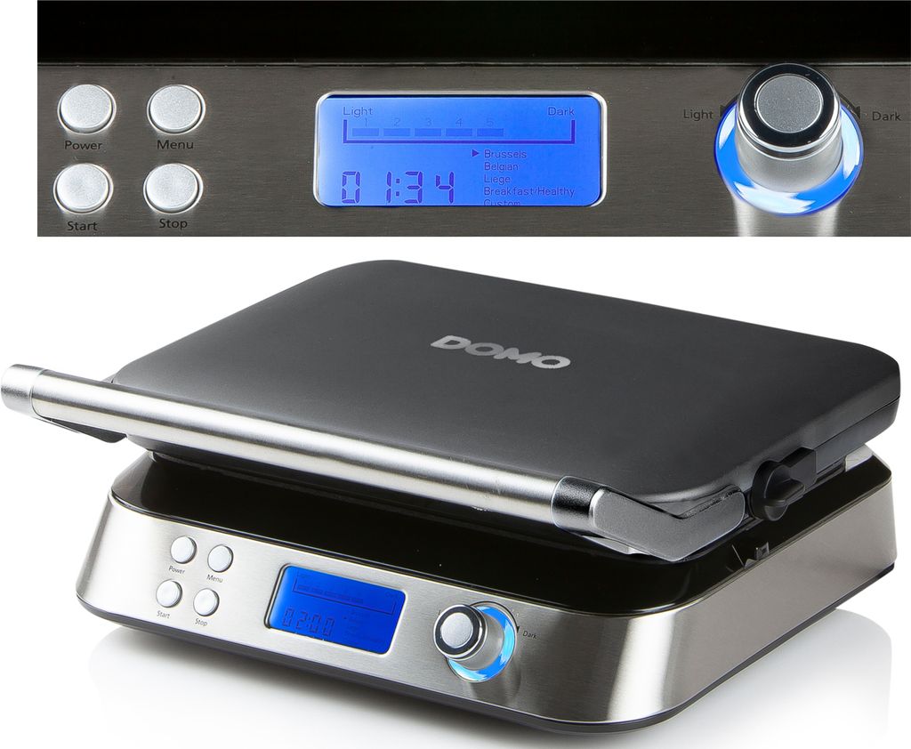 Domo DO9219W Waffeleisen, Materialmixgehäuse, 1600 Watt Produktbild 5
