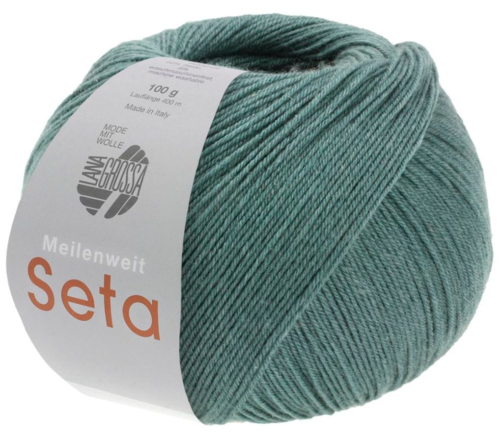 Lana Grossa MEILENWEIT 100 g SETA 4-fach Sockenwolle mit Produktbild 