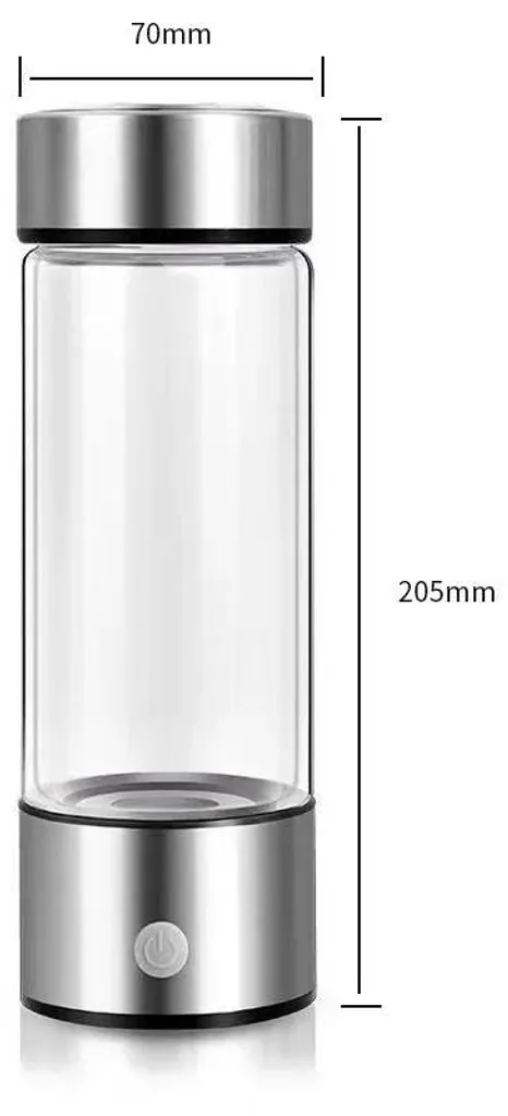Bouteille hydrogène 200547 - Production rapide et design portable inox