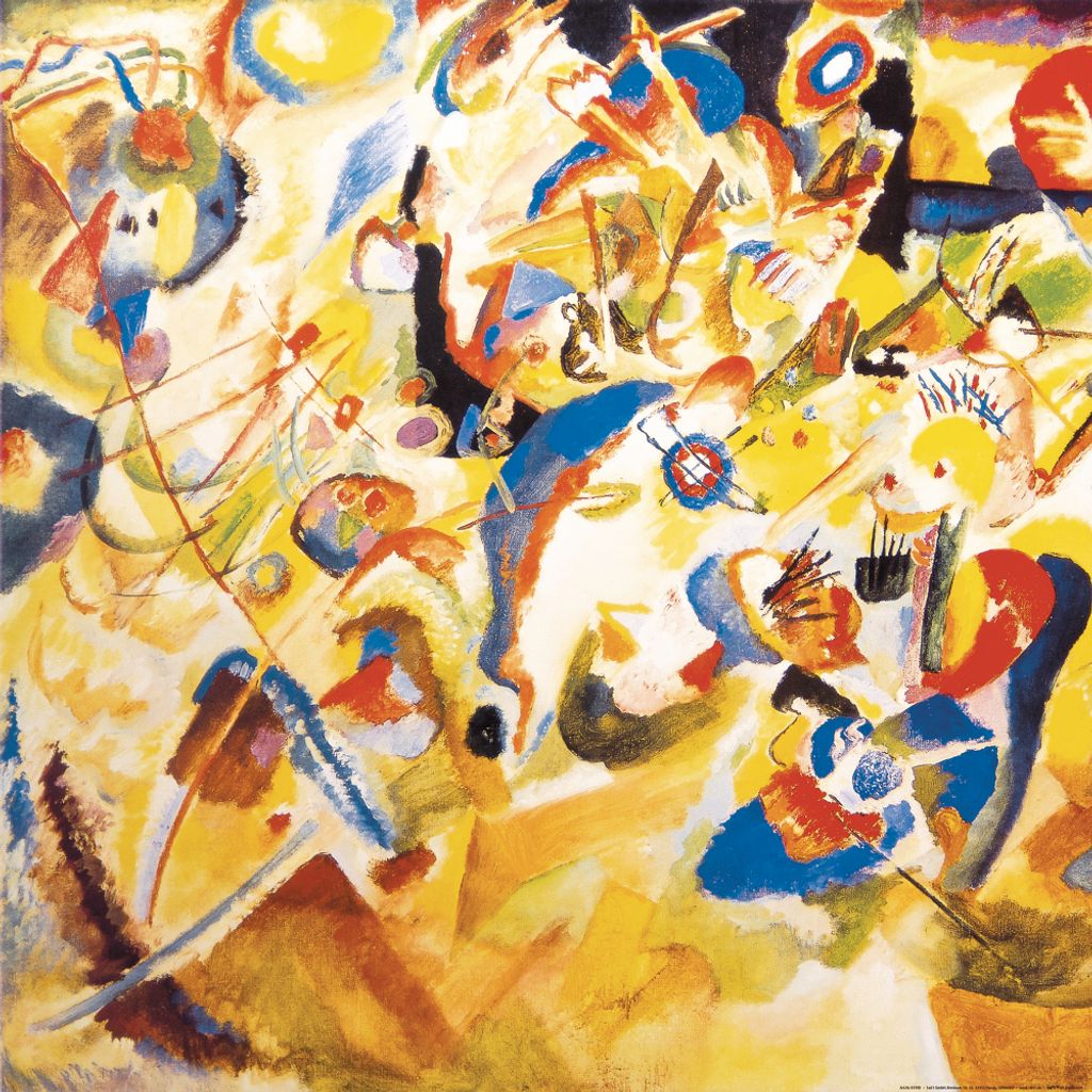 Wassily Kandinsky Art Print Picture - Study for Composition Obrázek produktu 