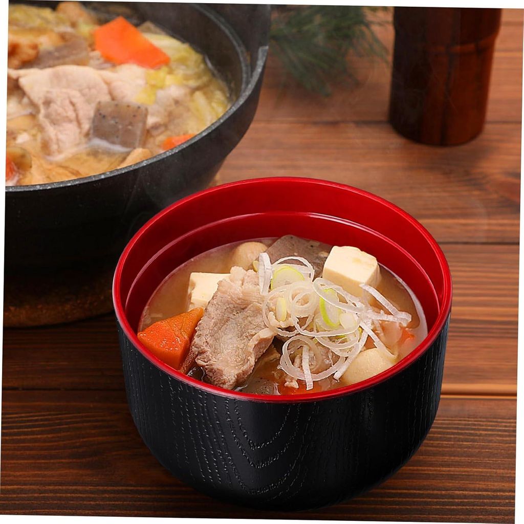 Ramen Schüssel mit Deckel - traditionelle Miso-Schalen - japanische Reis-Schüssel - Küche zu Hause - Miso Schüssel