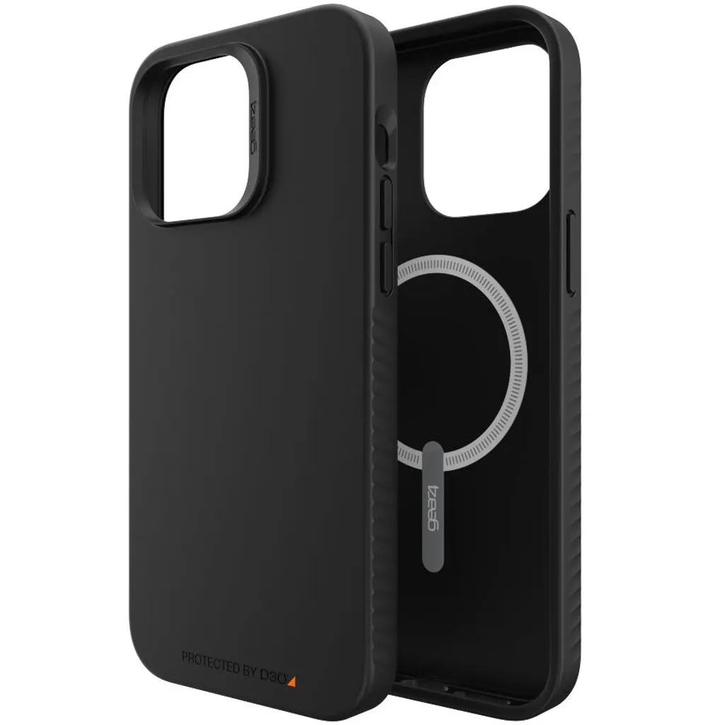 Coque iPhone 14 Pro Zagg Gear4 Rio Snap avec protection antichoc noire