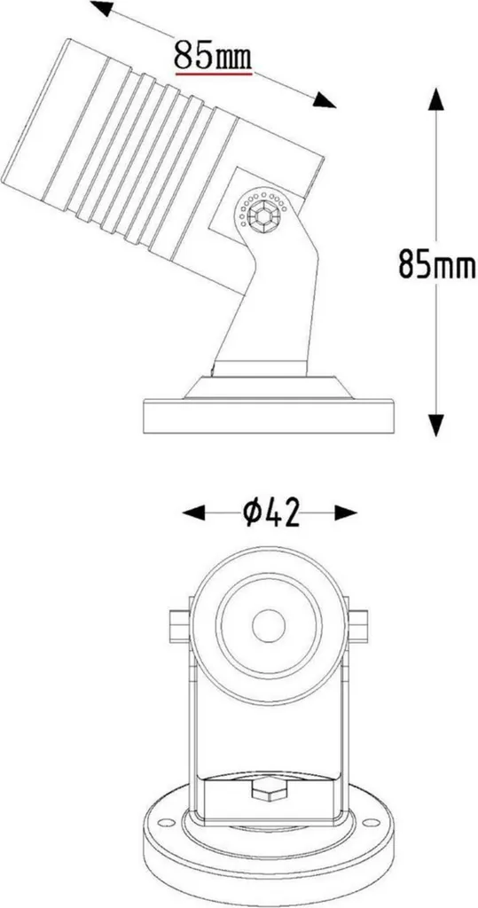 Projecteur Kapego Mini 230V - Solution Éclairage LED Compact Blanc Froid - 2