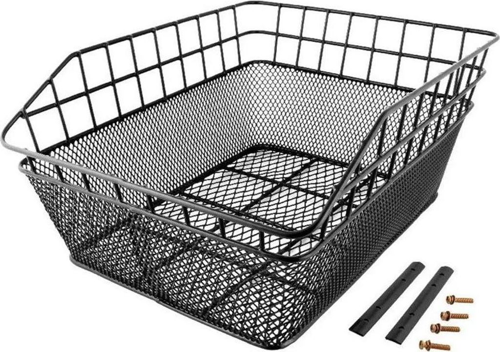 Mvtek Obdĺžnikový zadný kôš Black Black Jedna veľkosť Obrázok produktu 