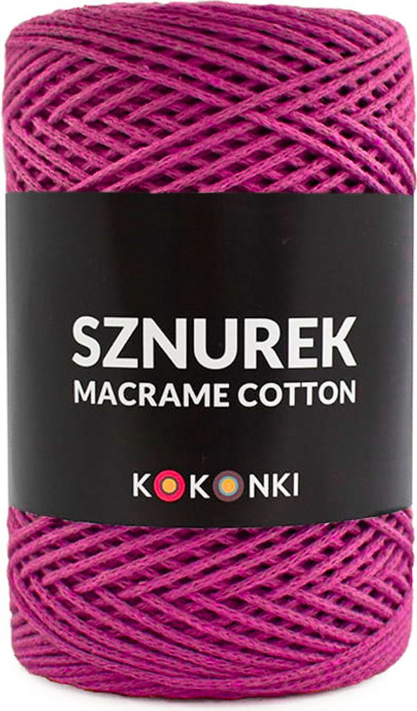 Makramee Garn Baumwolle 2mm 200m Pfingstrose Produktbild 